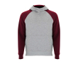 Kinderhoodie in twee kleuren van zachte fleece 280 g/m² - Roly Badet kleur bordeaux
