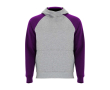 Kinderhoodie in twee kleuren van zachte fleece 280 g/m² - Roly Badet kleur paars
