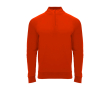 Kindertrui met lange mouwen en korte rits 200 g/m² Roly kleur rood