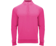 Kinder sweatshirt met lange mouw en korte rits 200 g/m² Roly kleur neon roze