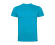 T-shirt voor kinderen van katoen in tricot 165 g/m² Roly kleur turkoois