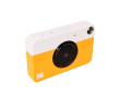 Instantcamera met direct printen en flitser Kodak Printomatic kleur geel