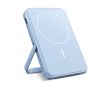 Powerbank met houderfunctie voor telefoon Fresh 'n Rebel 5.000 mAh kleur pastel blauw