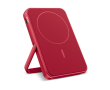 Powerbank met houderfunctie voor telefoon Fresh 'n Rebel 5.000 mAh kleur rood
