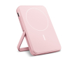 Powerbank met houderfunctie voor telefoon Fresh 'n Rebel 5.000 mAh kleur rose paztel