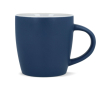 Keramische mok met matte afwerking in meerdere kleuren 350ml kleur donkerblauw