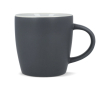 Keramische mok met matte afwerking in meerdere kleuren 350ml kleur grijs