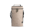 Hoge RPET koeltas met verstelbare schouderriem 9L kleur beige