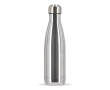 Thermofles van gerecycled staal met glanzende afwerking 500 ml kleur glanzend zilver