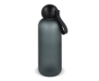 Matte lekvrije fles met ronde dop en draaglus Sagaform 650ml kleur zwart