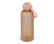 Matte lekvrije fles met ronde dop en draaglus Sagaform 650ml kleur rose paztel