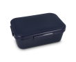 Ruime lunchbox met deksel en veilige sluiting Sagaform kleur donkerblauw