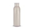Thermofles van gerecycled staal met drukknoopsluiting 500 ml kleur beige