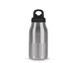 Thermofles van gerecycled roestvrij staal met klikdop 500 ml kleur zilver