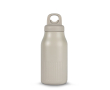 Thermofles van gerecycled roestvrij staal met klikdop 500 ml kleur beige
