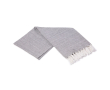 Hammam handdoek van gerecycled katoen in effen kleur 150x90cm kleur donkergrijs