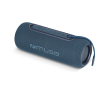 Cilindervormige waterbestendige speaker met LED-details kleur donkerblauw
