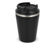 Dubbelwandige take-awaybeker geschikt voor koffiemachines 280 ml kleur zwart