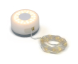 LED-lichtstrip van 8 meter met oplaadbare batterij kleur grijs