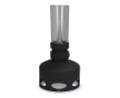 Oplaadbare vintage stijl LED-lamp met blaas-sensor kleur zwart