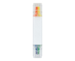 Fluorescerende markeerstift met 4 kleuren en beitelpunten kleur wit