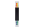 Fluorescerende markeerstift met 4 kleuren en beitelpunten kleur zwart