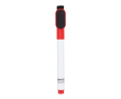 Whiteboardmarker met magneet en geïntegreerde wisser kleur rood