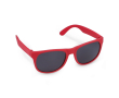 Zonnebril in diverse kleuren met zwarte UV400 lens kleur rood