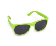 Zonnebril in diverse kleuren met zwarte UV400 lens kleur limoen groen