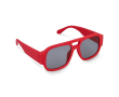 Zonnebril van gerecycled hard plastic met UV400-bescherming kleur rood