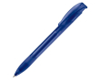Plastic balpen, gemaakt in de EU, met Jumbo vulling en blauwe inkt kleur blauw