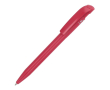 Stilolinea pen gemaakt van 100% gerecycled plastic met blauwe inkt kleur onverzadigd rood