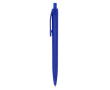 Plastic pen met blauwe inkt om te bedrukken kleur donkerblauw