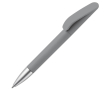 Gerecyclede ABS pen in matte kleuren kleur grijs