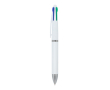 4-kleurenpen met meervoudige inkt zwart blauw rood en groen kleur wit