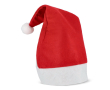Klassieke kerstmuts van vilt met witte pompon kleur rood