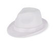 Bedrukbare polyester hoed in verschillende felle kleuren kleur wit