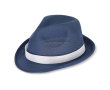 Bedrukbare polyester hoed in verschillende felle kleuren kleur donkerblauw