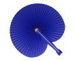 Opvouwbare en compacte waaier in verschillende kleuren kleur blauw