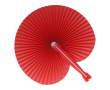 Opvouwbare en compacte waaier in verschillende kleuren kleur rood