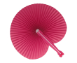 Opvouwbare en compacte waaier in verschillende kleuren kleur roze