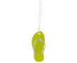 Zomerse sleutelhanger in de vorm van een slipper met EVA body Menorca kleur limoen groen