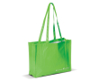 Boodschappentas gemaakt van gerecycled RPET-materiaal 110 g/m2 kleur limoen groen