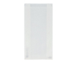 Ecologisch en stevig papieren zakje voor voedsel 15 x 7 x 36 cm kleur wit