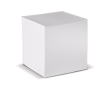 Notitieblok van 840 blanco FSC-gecertificeerde vellen 10x10x10 cm kleur wit