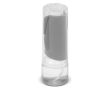 Plastic dispenser met 30 ml schermreiniger en microvezeldoek kleur doorzichtig wit