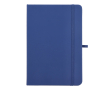 A5 PU-notitieboek met plaknotities, pagina’s met puntjes kleur donkerblauw