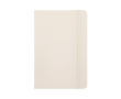 Gekleurd PU notitieboekje met bijpassend lint en FSC-papier A5 kleur beige