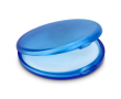 Set handzeep tabletten voor eenmalig gebruik in stevige doos 15 stuks kleur blauw