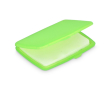 Set eendosis zeepblaadjes in plastic etui 20 stuks kleur groen